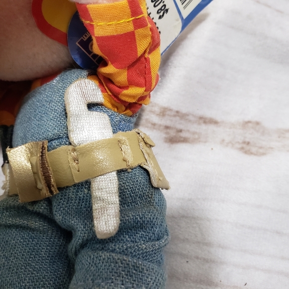 🌞SOLD🌞 Applause Bob The Builder 6.5" Posable Plush Doll 2001 Faux Leather - Picture 7 of 15